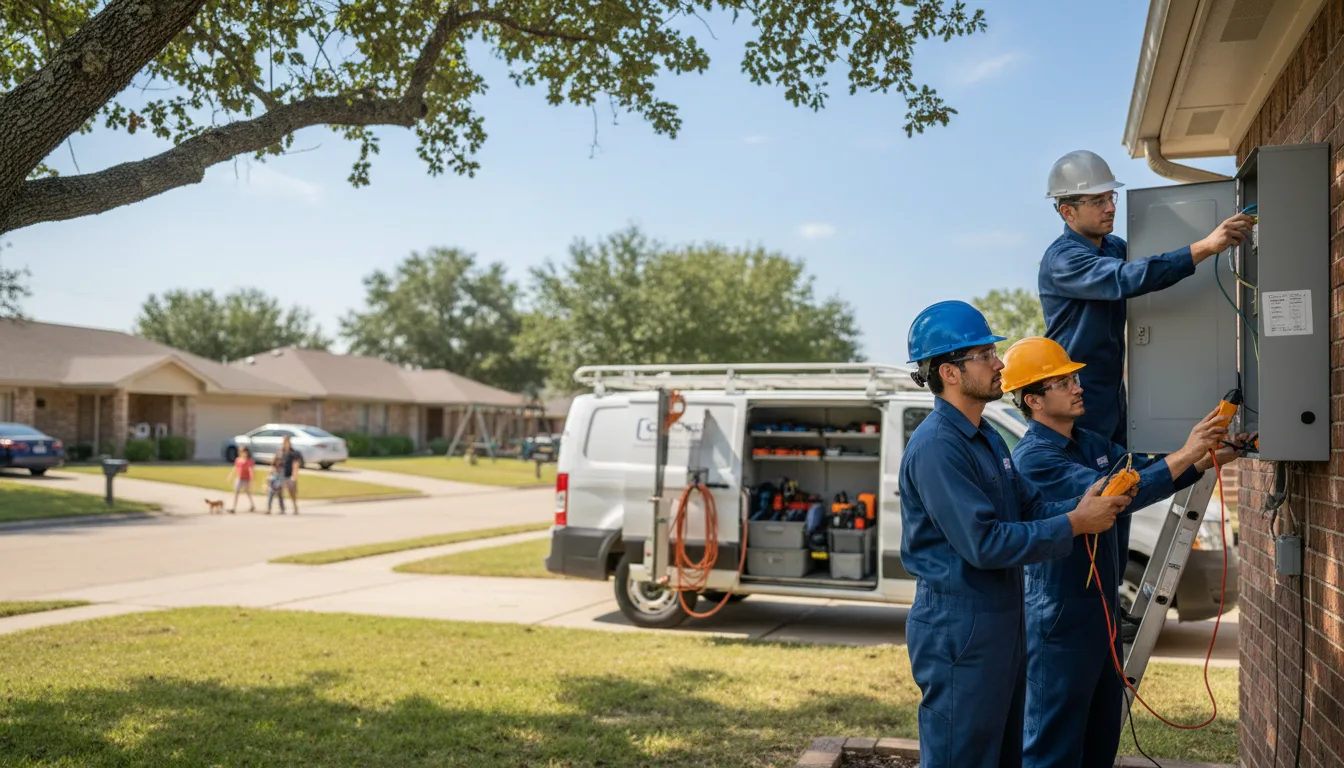 Certified electrician providing emergency electrical services in Miamiville, OH